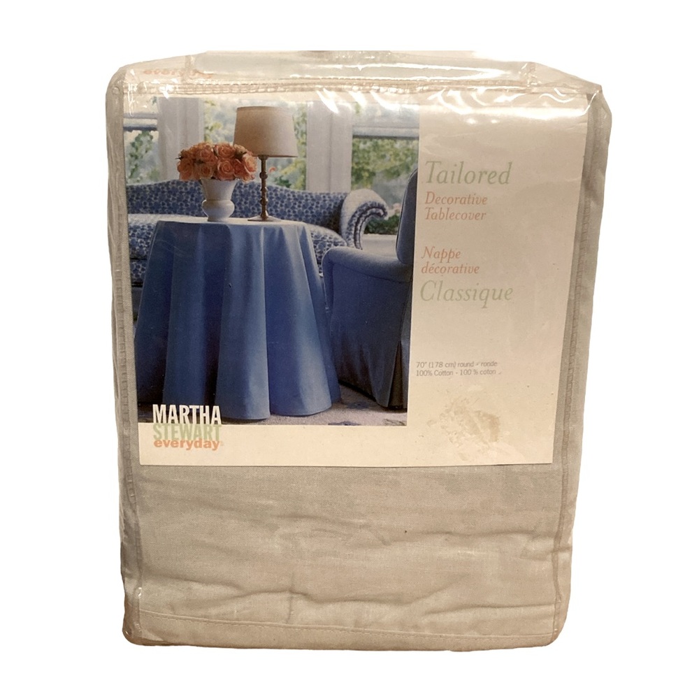 Martha Stewart Tailored Decorative Tablecover